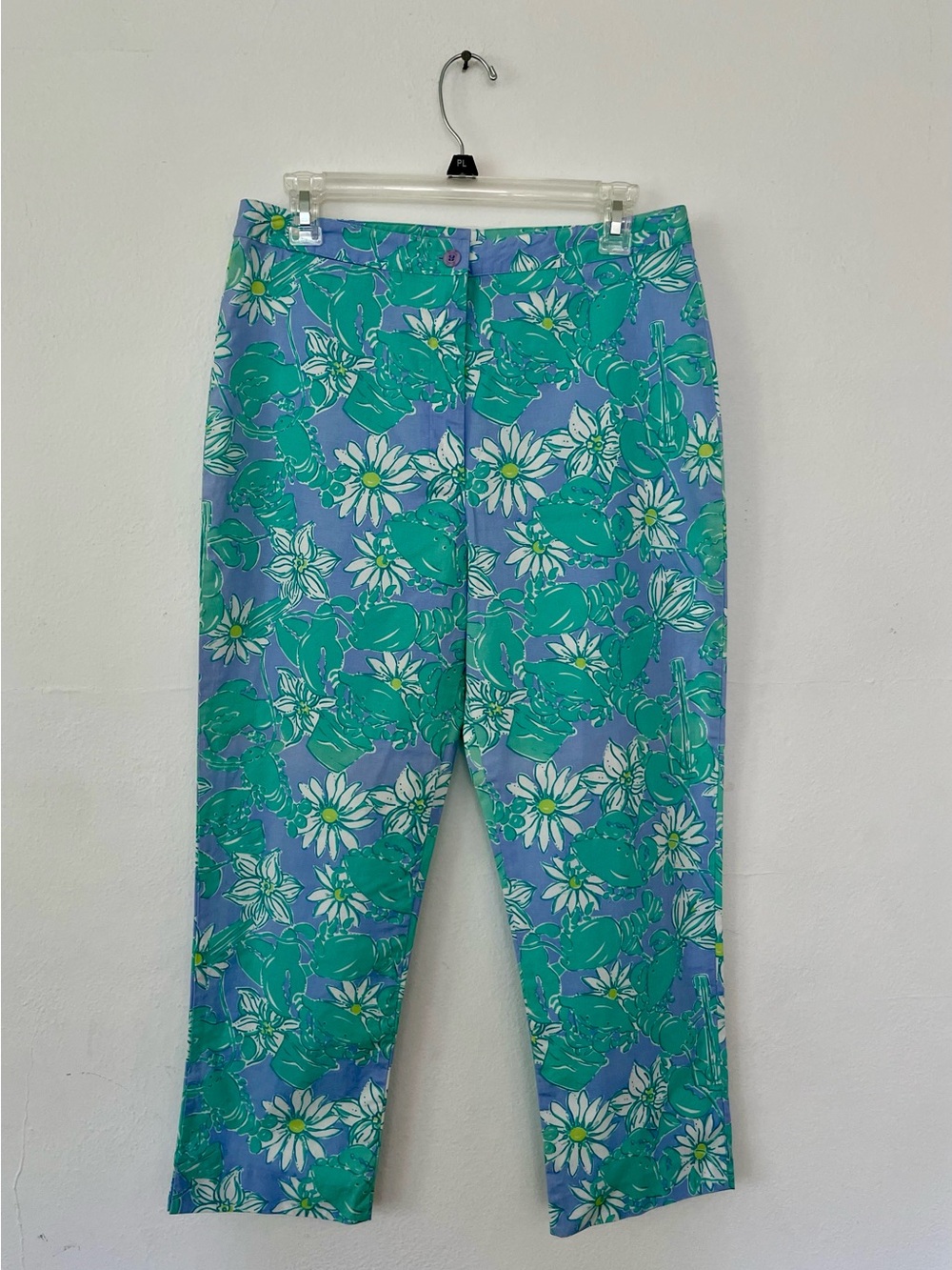 Vintage Lily Pulitzer Floral Straight Leg Pants